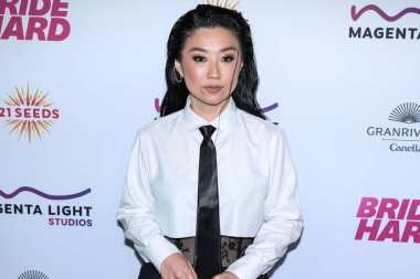 Amerikalı aktris ve komedyen Sherry Cola, 18 Haziran 2025 'te Amerika Yönetmenler Birliği' ndeki DGA Tiyatro Kompleksi 'nde düzenlenen Magenta Light Studios' un Los Angeles Premiere of Magenta Light Studios 'a geldi.. 