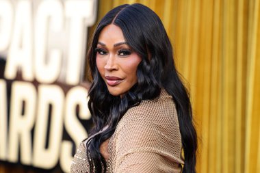 Amerikalı model, aktris, podcaster ve reality TV yıldızı Cynthia Bailey, 20 Haziran 2025 'te Beverly Hills, Los Angeles' taki Wilshire Garden Avlusu 'nda düzenlenen 5.   