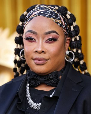 Amerikalı rapçi, aktris, yapımcı, televizyon ve radyo kişiliği Da Brat (Shawntae Harris-Dupart), 20 Haziran 2025 'te The Beverly Hilton Hotel' deki Wilshire Garden Meydanı 'nda düzenlenen 5.