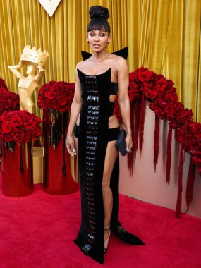 Amerikalı aktris, yapımcı ve yönetmen Meagan Good, 20 Haziran 2025 'te Beverly Hilton Hotel' deki Wilshire Garden Avlusu 'nda düzenlenen 5.