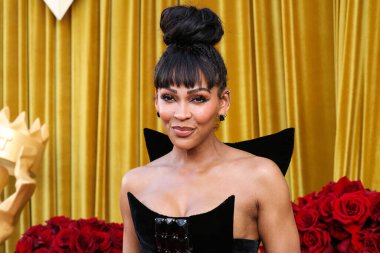 Amerikalı aktris, yapımcı ve yönetmen Meagan Good, 20 Haziran 2025 'te Beverly Hilton Hotel' deki Wilshire Garden Avlusu 'nda düzenlenen 5.