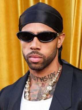 Amerikalı rapçi Vic Mensa (Victor Kwesi Mensah), 20 Haziran 2025 'te Beverly Hilton Hotel' deki Wilshire Garden Avlusu 'nda düzenlenen 5..