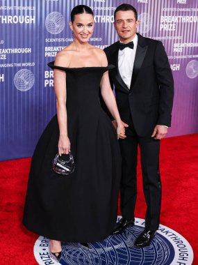 Katy Perry ve kocası Orlando Bloom, 13 Nisan 2024 'te Los Angeles, Kaliforniya, ABD' deki Akademi Sinema Müzesi 'nde düzenlenen 10..