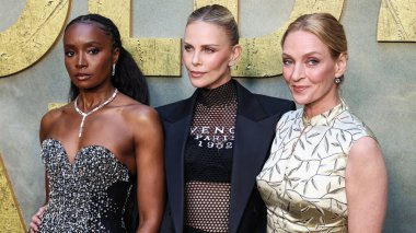 Amerikalı aktris Kiki Layne, Güney Afrikalı-Amerikalı aktris ve yapımcı Charlize Theron ve Amerikalı aktris Uma Thurman Netflix 'in 25 Haziran 2025' de Netflix Tudum Tiyatrosu 'nda düzenlenen' Eski Muhafız 2 'nin Los Angeles Premiere' sine geldiler. 