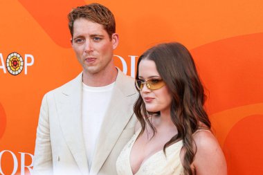 Dakota Brubaker ve kız arkadaşı / Amerikalı aktris, manken, sosyal medya etkileyicisi ve sanatçı Ava Phillippe (Ava Elizabeth Phillippe), Universal Studios Backlot 'ta düzenlenen Charlize Theron Africa Yardım Projesi (CTAOP) Blok Partisi 2025' e geldiler. 