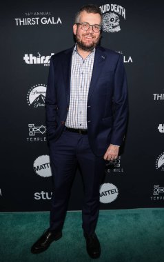 John Green, 28 Haziran 2025 'te ABD' nin Kaliforniya eyaletinin Los Angeles kentinde bulunan Beverly Hills 'teki SLS Hotel' de düzenlenen 16. Yıllık Susuzluk Galası 'na geldi..