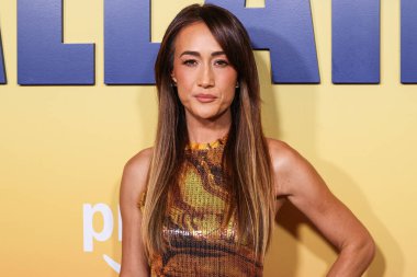 Amerikalı aktris ve eski model Maggie Q (Margaret Denise Quigley), 9 Temmuz 2025 'te Culver Tiyatrosu' nda düzenlenen Amazon Prime Video 'nun' Ballard '1. sezonunun Los Angeles Premiere' ine gelir..