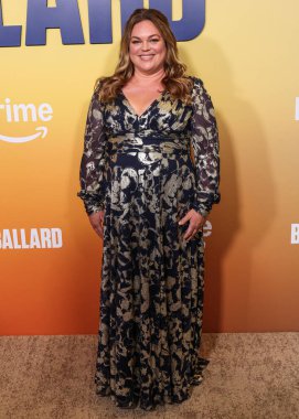 Amerikalı aktris Rebecca Field, 9 Temmuz 2025 'te Culver Tiyatrosu' nda düzenlenen Amazon Prime Video 'nun 1. sezonunun Los Angeles prömiyerine geldi..