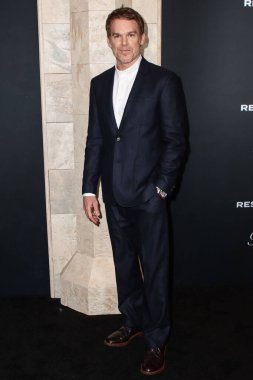 Amerikalı aktör ve müzisyen Michael C. Hall, 9 Temmuz 2025 'te ABD' nin Manhattan şehrinde bulunan Lincoln Sahne Sanatları Merkezi 'ndeki Alice Tully Salonu' nda düzenlenen 'Dexter: Resurrection' adlı şovun dünya prömiyerine geldi.