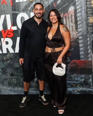 Steven Negron (Chicklet) ve Maleni Cruz Netflix Live Event 'e geldiler: Katie Taylor, Amanda Serrano 3' e karşı 11 Temmuz 2025 'te Madison Square Garden' da düzenlendi.. 