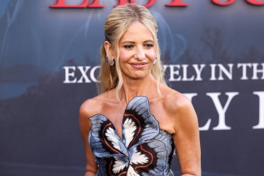 Amerikalı aktris Sarah Michelle Gellar, 14 Temmuz 2025 'te Los Angeles, Kaliforniya, ABD' de bulunan Kasa tarafından Broadway 'deki StILE Downtown Los Angeles' taki United Theater 'da düzenlenen 