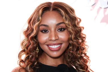 LaShar Love, 16 Temmuz 2025 'te Santa Monica, Los Angeles, Kaliforniya' daki Calabra Oteli 'nin çatısındaki The Stars from The Networks Summer Movie Cireup' ın yer aldığı Lifetime Summer Soiree Event 2025 'e ulaştı.   