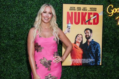 Amerikalı aktris Anna Camp, Los Angeles Quiver Distribution 'ın 6 Ağustos 2025' te Kuzey Hollywood, Los Angeles, Kaliforniya, ABD 'deki The Garland Hotel' de gerçekleştirdiği 'Nükleer Bombanın Özel Gösterimi' ne geldi..