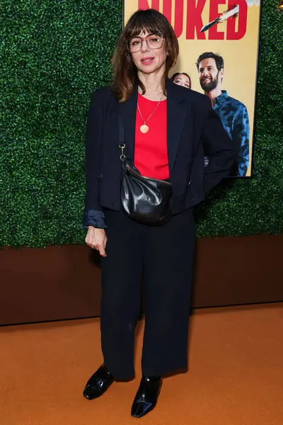 Amerikalı aktris, yazar ve stand-up komedyeni Natasha Leggero, 6 Ağustos 2025 'te Kuzey Hollywood, Los Angeles, Kaliforniya, ABD' de bulunan Garland Hotel 'de düzenlenen' Nuked 'in Los Angeles özel gösterimine geldi.. 