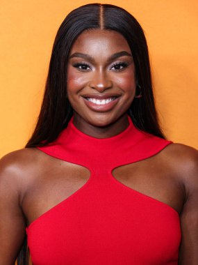 Amerikalı şarkıcı, söz yazarı ve Tarikat Gaia giyen aktris Coco Jones, 13 Ağustos 2025 'te AMMP' deki Ted Mann Tiyatrosu 'nda düzenlenen Los Angeles Orijinal Filmlerinin Özel Gösterimi ve A24' ün En Düşük 2 Gösterimi 'ne geldi..