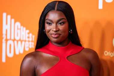 Amerikalı şarkıcı, söz yazarı ve Tarikat Gaia giyen aktris Coco Jones, 13 Ağustos 2025 'te AMMP' deki Ted Mann Tiyatrosu 'nda düzenlenen Los Angeles Orijinal Filmlerinin Özel Gösterimi ve A24' ün En Düşük 2 Gösterimi 'ne geldi..