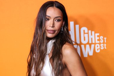 Amerikalı aktris Ilfenesh Hadera, Los Angeles Özel Elma Özgün Filmleri Gösterimi 'ne 13 Ağustos 2025' te AMMP 'deki Ted Mann Tiyatrosu' nda düzenlenen A24 'ün En Düşük 2 Filmi' ne geldi..