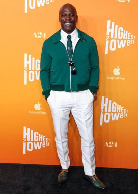 Amerikalı aktör, televizyon sunucusu Terry Crews 13 Ağustos 2025 'te Miracle Mile, LA' deki Ted Mann Tiyatrosu 'nda düzenlenen Los Angeles Özel Elma Özgün Filmleri ve A24' ün En Düşük 2 Gösterimi 'ne geldi.