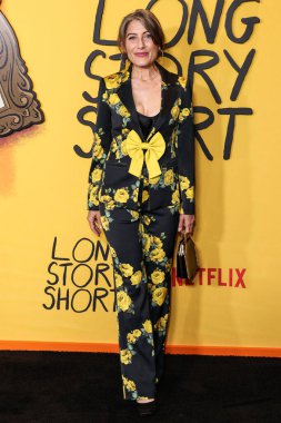 Amerikalı aktris, sanatçı, aktivist ve yazar Lisa Edelstein, Netflix 'in Netflix' in 1. Uzun Hikaye Özel Gösterimi 'ne 18 Ağustos 2025' te Hollywood, Los Angeles, Kaliforniya, ABD 'de düzenlenen Netflix Tudum Tiyatrosu' na geldi..