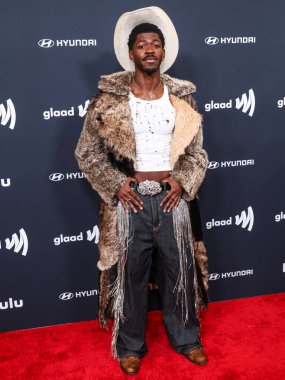 Amerikalı şarkıcı, rapçi ve söz yazarı Lil Nas X (Montero Lamar Hill), 27 Mart 2025 'te Beverly Hills, Los Angeles, Kaliforniya, ABD' de düzenlenen 36.