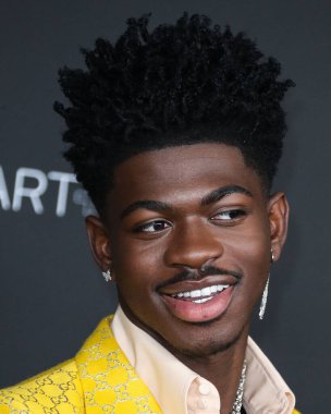 Lil Nas X, Tom Ford 'a ulaşır: Sonbahar / Kış 2020 Moda Şovu 7 Şubat 2020' de Hollywood, Los Angeles, Kaliforniya, ABD 'de Milk Stüdyolarında yapıldı.