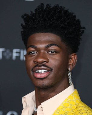 Lil Nas X, Tom Ford 'a ulaşır: Sonbahar / Kış 2020 Moda Şovu 7 Şubat 2020' de Hollywood, Los Angeles, Kaliforniya, ABD 'de Milk Stüdyolarında yapıldı.