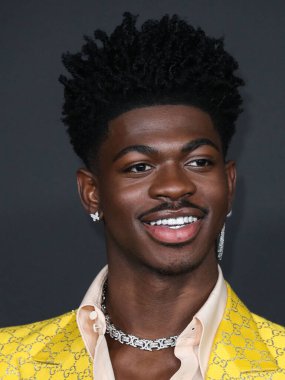 Lil Nas X, Tom Ford 'a ulaşır: Sonbahar / Kış 2020 Moda Şovu 7 Şubat 2020' de Hollywood, Los Angeles, Kaliforniya, ABD 'de Milk Stüdyolarında yapıldı.