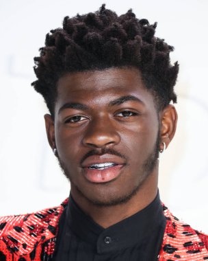 Lil Nas X, Tom Ford 'a ulaşır: Sonbahar / Kış 2020 Moda Şovu 7 Şubat 2020' de Hollywood, Los Angeles, Kaliforniya, ABD 'de Milk Stüdyolarında yapıldı.