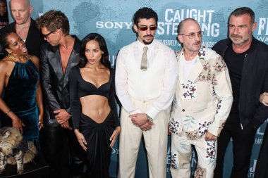 Yuri Kolokolnikov, aktris Regina King, aktör, şarkıcı Austin Butler, şarkıcı, model ve film yapımcısı Zoe Kravitz, 26 Ağustos 2025 'te Regal Union Meydanı' nda düzenlenen New York Premiere Of Columbia Pictures 'ın 