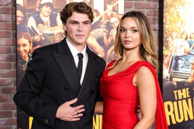 Amerikalı aktör William Lipton ve Amerikalı aktris Lilah Pate, 26 Ağustos 2025 'te Amerika Yönetmenler Birliği' ndeki DGA Tiyatrosu Kompleksi 'nde düzenlenen Amazon Prime Video' nun 1. sezonunun Los Angeles prömiyerine geldiler.