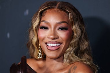 Amerikalı aktris, şarkıcı, yapımcı, girişimci ve hayırsever Drew Sidora, 27 Ağustos 2025 'te Hollywood, Los Angeles, Kaliforniya, ABD' de bulunan TCL Çin Tiyatrosu IMAX 'te düzenlenen' Run 'ın Los Angeles galasına geldiler..