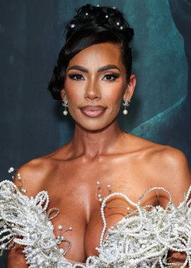 Amerikalı aktris, model, şarkıcı, yazar ve girişimci Erica Mena Samuels, 27 Ağustos 2025 'te Hollywood, Los Angeles, Kaliforniya, ABD' de bulunan TCL Çin Tiyatrosu IMAX 'te düzenlenen Los Angeles Film' Run 'ın Los Angeles galasına geldi.. 