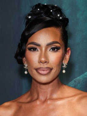 Amerikalı aktris, model, şarkıcı, yazar ve girişimci Erica Mena Samuels, 27 Ağustos 2025 'te Hollywood, Los Angeles, Kaliforniya, ABD' de bulunan TCL Çin Tiyatrosu IMAX 'te düzenlenen Los Angeles Film' Run 'ın Los Angeles galasına geldi.. 