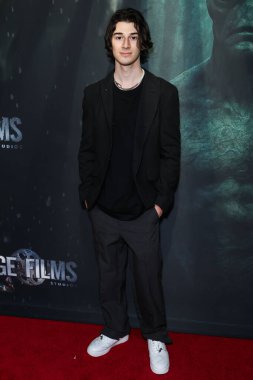 Ethan Sigrist 27 Ağustos 2025 'te Hollywood, Los Angeles, Kaliforniya, ABD' deki TCL Çin Tiyatrosu IMAX 'ta düzenlenen' Run 'ın Los Angeles galasına geldi..