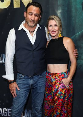 Gabrielle Stone ve Taymour Ghazi, 27 Ağustos 2025 'te Hollywood, Los Angeles, Kaliforniya, ABD' de bulunan TCL Çin Tiyatrosu IMAX 'te düzenlenen Los Angeles Film' Run 'ın Los Angeles galasına geldiler..