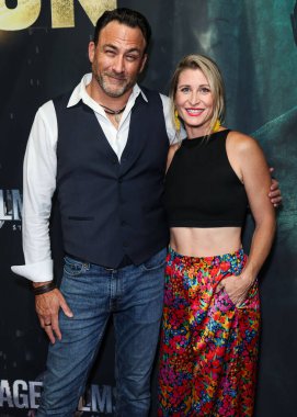 Gabrielle Stone ve Taymour Ghazi, 27 Ağustos 2025 'te Hollywood, Los Angeles, Kaliforniya, ABD' de bulunan TCL Çin Tiyatrosu IMAX 'te düzenlenen Los Angeles Film' Run 'ın Los Angeles galasına geldiler..