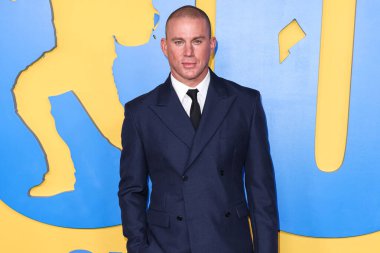 American actor, producer, and former model Channing Tatum arrives at the Los Angeles Premiere Of Paramount Pictures' 'Roofman' held at Paramount Theatre at Paramount Pictures Studios on September 29, 2025 in Hollywood, Los Angeles, California, USA