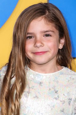 Esme McSherry arrives at the Los Angeles Premiere Of Paramount Pictures' 'Roofman' held at Paramount Theatre at Paramount Pictures Studios on September 29, 2025 in Hollywood, Los Angeles, California, United States.