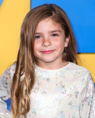 Esme McSherry arrives at the Los Angeles Premiere Of Paramount Pictures' 'Roofman' held at Paramount Theatre at Paramount Pictures Studios on September 29, 2025 in Hollywood, Los Angeles, California, United States.