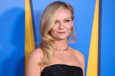 American actress Kirsten Dunst arrives at the Los Angeles Premiere Of Paramount Pictures' 'Roofman' held at Paramount Theatre at Paramount Pictures Studios on September 29, 2025 in Hollywood, Los Angeles, California, United States.