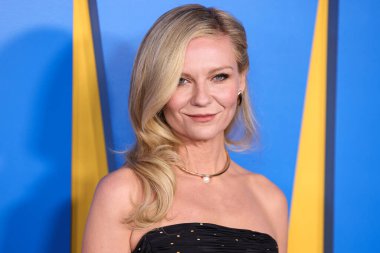 American actress Kirsten Dunst arrives at the Los Angeles Premiere Of Paramount Pictures' 'Roofman' held at Paramount Theatre at Paramount Pictures Studios on September 29, 2025 in Hollywood, Los Angeles, California, United States.