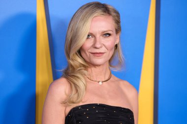 American actress Kirsten Dunst arrives at the Los Angeles Premiere Of Paramount Pictures' 'Roofman' held at Paramount Theatre at Paramount Pictures Studios on September 29, 2025 in Hollywood, Los Angeles, California, United States.