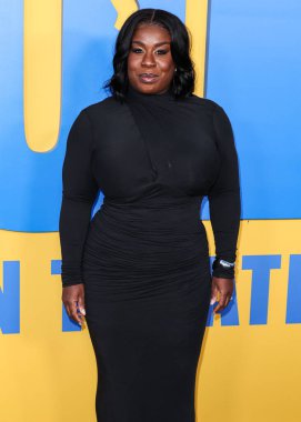American actress Uzo Aduba arrives at the Los Angeles Premiere Of Paramount Pictures' 'Roofman' held at Paramount Theatre at Paramount Pictures Studios on September 29, 2025 in Hollywood, Los Angeles, California, United States.