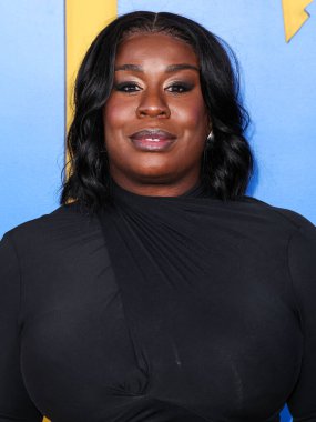 American actress Uzo Aduba arrives at the Los Angeles Premiere Of Paramount Pictures' 'Roofman' held at Paramount Theatre at Paramount Pictures Studios on September 29, 2025 in Hollywood, Los Angeles, California, United States.