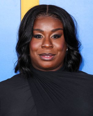 American actress Uzo Aduba arrives at the Los Angeles Premiere Of Paramount Pictures' 'Roofman' held at Paramount Theatre at Paramount Pictures Studios on September 29, 2025 in Hollywood, Los Angeles, California, United States.