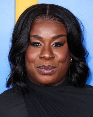 American actress Uzo Aduba arrives at the Los Angeles Premiere Of Paramount Pictures' 'Roofman' held at Paramount Theatre at Paramount Pictures Studios on September 29, 2025 in Hollywood, Los Angeles, California, United States.