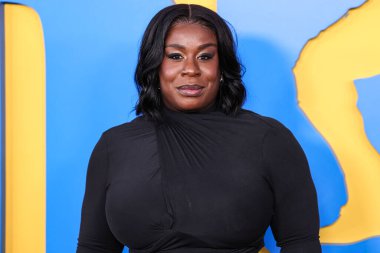 American actress Uzo Aduba arrives at the Los Angeles Premiere Of Paramount Pictures' 'Roofman' held at Paramount Theatre at Paramount Pictures Studios on September 29, 2025 in Hollywood, Los Angeles, California, United States.