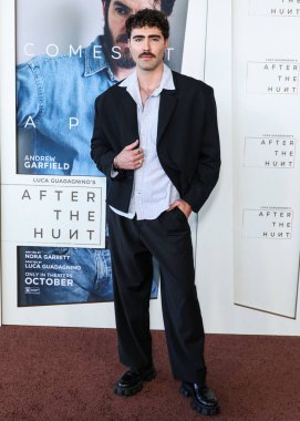 David-Simon Dayan, Los Angeles 'taki MGM Stüdyoları' nın 4 Ekim 2025 'te ABD' nin Los Angeles eyaletindeki Miracle Mile, Los Angeles, Kaliforniya 'daki Akademi Sinema Müzesi' ndeki David Geffen Tiyatrosu 'ndaki' Av Sonrası 'adlı özel gösterimine geldi.