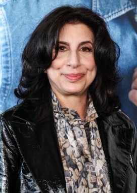 Amazon MGM Stüdyoları Küresel Pazarlama Başkanı Sue Kroll, 4 Ekim 2025 'te Miracle Mile Mile Mile' daki David Geffen Tiyatrosu 'nda düzenlenen Amazon MGM Stüdyolarının Los Angeles' taki özel gösterimine geldi.