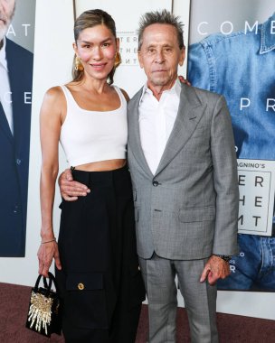 Veronica Smiley Grazer ve Amerikan film ve televizyon yapımcısı Brian Grazer, 4 Ekim 2025 'te Akademi Film Müzesi' ndeki David Geffen Tiyatrosu 'nda düzenlenen Amazon MGM Stüdyolarının Özel Gösterimi' ne geldi. 